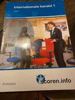 Internationale handel 1 ISBN 9789037235272, Ophalen of Verzenden, Zo goed als nieuw