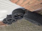 mooie alutec licht metalen velgen met goede winterbanden, Auto-onderdelen, Banden en Velgen, Ophalen, Gebruikt