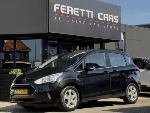 Ford B-MAX 1.6 TI-VCT AUT6 TITANIUM. LEDER AIRCO LED LMV PDC, Auto's, Ford, Te koop, B-Max, ABS, Airbags, Airconditioning, Alarm