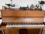 Piano Richard Weber eikenhout strak model, Ophalen, Gebruikt, Bruin, Piano