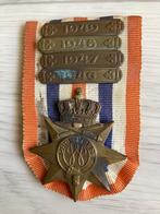 Medaille ereteken orde en vrede met 4 gespen, Verzamelen, Verzenden, Landmacht, Nederland, Lintje, Medaille of Wings