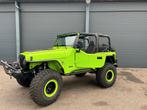 Jeep Wrangler 4x4 monster offroad compleet gerestaureerd, Auto's, Jeep, 450 kg, Cabriolet, 4 stoelen, 1125 kg