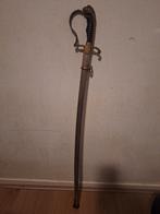 Antieke Officierssabel met Leeuwenkop, Ophalen of Verzenden, Overige soorten, Overige gebieden, Zwaard of Sabel