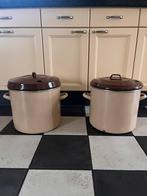 Vintage Emaille weck ketels, Ophalen of Verzenden, Gebruikt, Overige materialen