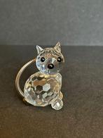 Swarovski poes kat, Verzamelen, Swarovski, Ophalen of Verzenden, Zo goed als nieuw, Figuurtje