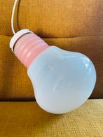 Vintage Italiaanse design Lamp, Huis en Inrichting, Lampen | Plafondlampen, Ophalen of Verzenden, Zo goed als nieuw, Glas, Pop Art / Mid Century / Italy