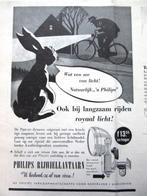 13 vintage advertenties reclames Philips fiets dynamo 49-56, Verzamelen, Merken en Reclamevoorwerpen, Verzenden, Gebruikt