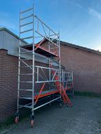 Rolsteiger werkhoogte 7meter, Doe-het-zelf en Verbouw, Steigers, Ophalen, Gebruikt, Rolsteiger of Kamersteiger, 5 meter of hoger