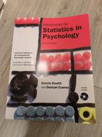 Inleiding tot Statistiek in de Psychologie - Howitt & Cramer, Boeken, Dennis Howitt & Duncan Cramer, Zo goed als nieuw, Beta, HBO