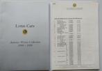 Lotus Cars 1999-2000 Brochure Folder Prijslijst, Ophalen of Verzenden, Zo goed als nieuw, Overige merken