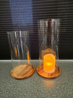 2 grote windlichten (nieuw), Overige materialen, Nieuw, Ophalen of Verzenden, Kandelaar