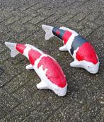 Prachtige Grote Koi Karper Beelden, Mooi Kado!, Ophalen, Nieuw, Steen, Dierenbeeld
