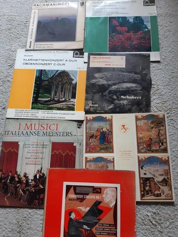 Klassieke langspeelplaten o.a. Bach, Brahms, Mozart, Vivaldi beschikbaar voor biedingen