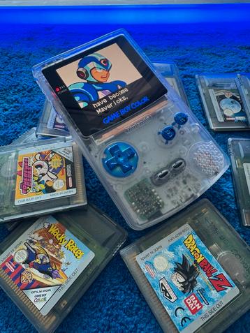 Gameboy color met IPS scherm en Accu - nieuw beschikbaar voor biedingen
