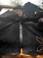 Suede chaps  met dubbele rits Maat L, Dieren en Toebehoren, Paarden en Pony's | Overige Paardenspullen, Gebruikt, Ophalen of Verzenden