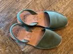 Ria menorca shaki maat 37 Spaanse sandaaltjes, Ria menorca, Zo goed als nieuw, Groen, Sandalen of Muiltjes