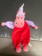 Knuffeltje knuffeldoekje HEMA roze nijlpaard, Ophalen of Verzenden, Nieuw, Overige typen