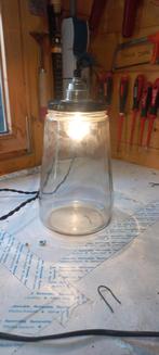 Glazen pot lamp, Ophalen of Verzenden