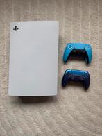 Playstation 5 digitaal + 2 nieuwe controllers, Spelcomputers en Games, Spelcomputers | Sony PlayStation 5, Ophalen of Verzenden
