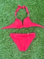 Rode bikini van Aubade 75D broekje mt 40, Ophalen of Verzenden, Gedragen, Rood, Bikini