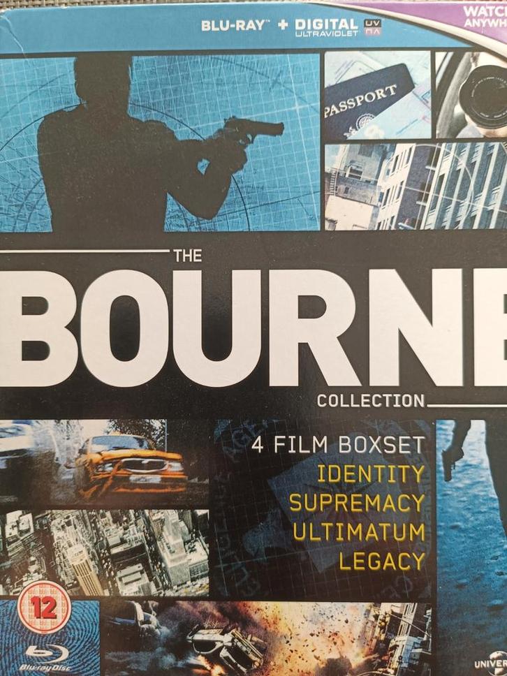 The Bourne Collection 4 Film Boxset Bluray ZGAN!!, Cd's en Dvd's, Blu-ray, Zo goed als nieuw, Thrillers en Misdaad, Boxset, Ophalen of Verzenden
