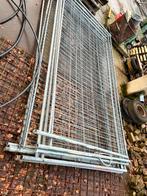 9 bouwhekken, Tuin en Terras, Tuinhekken en Hekwerk, Ophalen of Verzenden, Gebruikt, IJzer