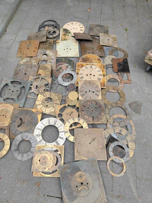 Div antieke Wijzerplaten cijferringen  staande klokken oa, Antiek en Kunst, Antiek | Klokken, Ophalen