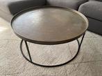 Salontafel Northland 80 cm goud, Huis en Inrichting, Tafels | Salontafels, Ophalen, Rond, 50 tot 100 cm, Zo goed als nieuw