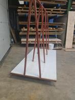 platenrek platenstelling materiaal stelling glasbok, Ophalen, Nieuw, IJzer