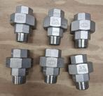 RVS Koppelingen 1"" bi/bi en 3/4 bi/bu en lasflens 1 "", Overige typen, Nieuw, Ophalen of Verzenden, Minder dan 50 mm
