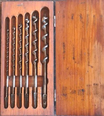 Houtboren set.  C.I. Fall. Zweden.  Ca 1940.* Zie tekst.  beschikbaar voor biedingen