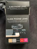 Telefoon Lens voor Foto's - 0.45X Wide Angle & Macro, Ophalen of Verzenden, Nieuw, Overige typen, Overige merken