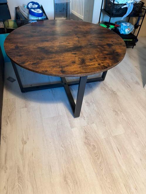 Salontafel, Huis en Inrichting, Tafels | Salontafels, Zo goed als nieuw, Minder dan 50 cm, 50 tot 100 cm, Rond, Ophalen