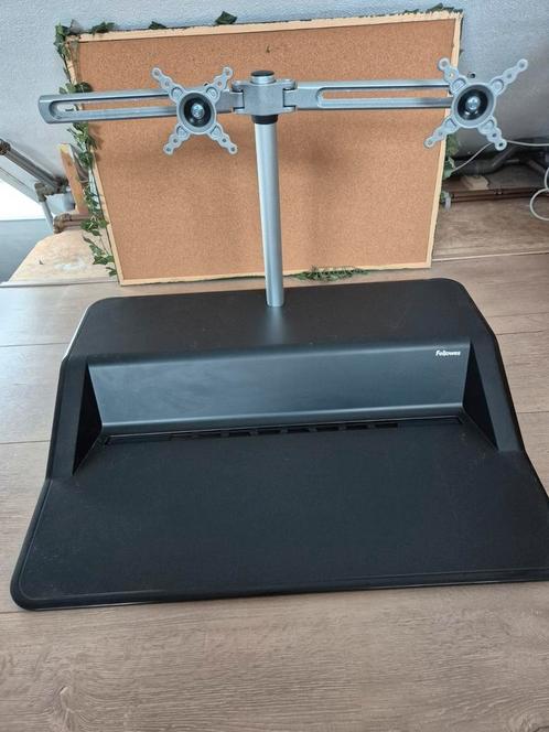Fellowes bureauverhoger zit/sta-opbouw, Diversen, Bureau-accessoires, Zo goed als nieuw, Ophalen