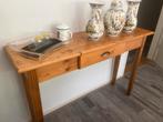 Houten Console Tafel met Lade, Antiek en Kunst, Antiek | Meubels | Tafels, Ophalen