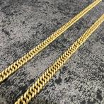 14k gouden ketting gourmet schakel massief cuban, Ophalen of Verzenden, Nieuw, Goud