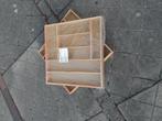 Twee nieuwe bestekbakken, Ophalen of Verzenden, Zo goed als nieuw, Rvs of Chroom