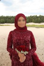Hennajurk, kinajurk, kinalik, hijab, galajurk, trouwjurk!, Ophalen, Zo goed als nieuw, Rood, Trouwjurk