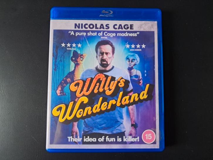 BR Willy's Wonderland (Nicolas Cage/ €10 incl verzendkosten), Cd's en Dvd's, Blu-ray, Zo goed als nieuw, Horror, Verzenden