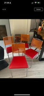 4 Vintage spaghetti stoelen, Ophalen of Verzenden