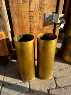 2 koperen granaathulzen 25 ponder/2e wereldoorlog., Ophalen of Verzenden, Landmacht, Engeland