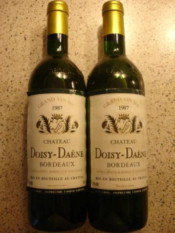 Franse wijn - Château Doisy-Daëne 1987, Bordeaux (2 flessen) beschikbaar voor biedingen