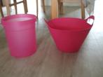 Te koop set prullenmand/wasmand., Ophalen, Zo goed als nieuw
