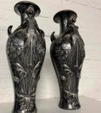 Zeldzaam paar art nouveau vazen, Antiek en Kunst, Ophalen of Verzenden