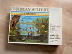 Legpuzzel European Wildlife 1000 stukjes, Ophalen of Verzenden, 500 t/m 1500 stukjes, Gebruikt, Legpuzzel