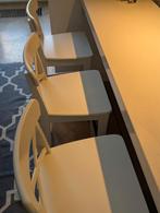 3 bar stoelen, Ikea, White, Ophalen, Zo goed als nieuw