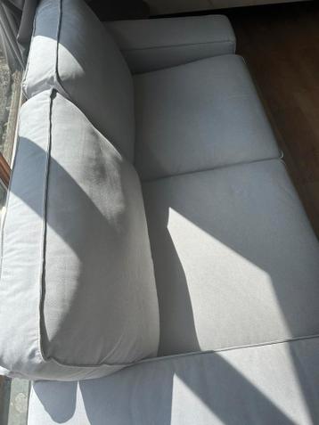 2-zitsbank ikea lichtgrijs als nieuw! - afbeelding 6