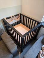 Zwarte TWF baby box, Ophalen, Gebruikt, Rechthoekig, In hoogte verstelbaar