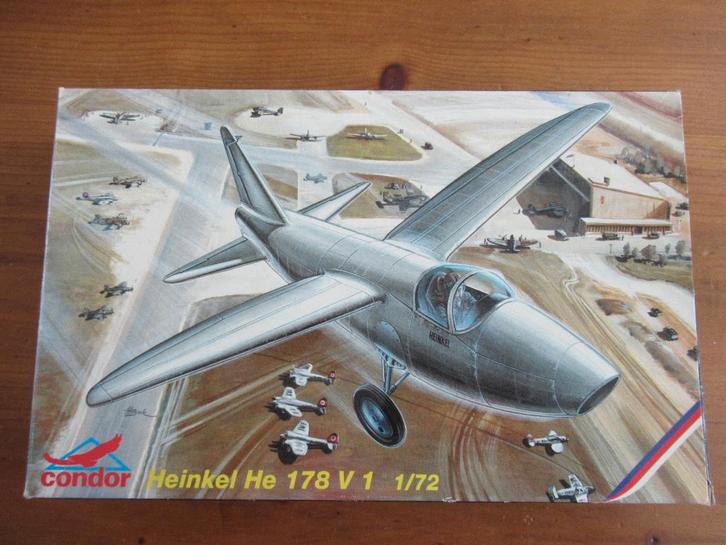 Heinkel He 178 V1 (Condor/MPM 1/72), Hobby en Vrije tijd, Modelbouw | Vliegtuigen en Helikopters, Zo goed als nieuw, Vliegtuig