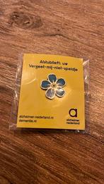 Alzheimer NL Vergeet-mij-niet-speldje, Ophalen of Verzenden, Nieuw, Merk, Speldje of Pin